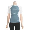 Black/Silver/White Body Glove Aura Shirt - Lycra®, Short Sleeve (For Women)