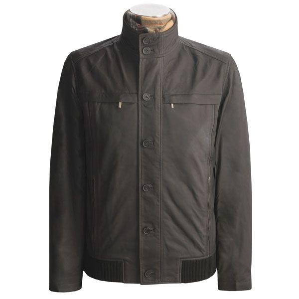 Concepts by Claiborne Travel Bomber Jacket - Lambskin (For Men)