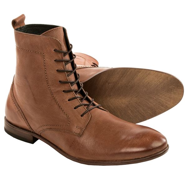 H by Hudson Songsmith Calfskin Boots - Lace-Ups (For Men)