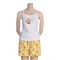 Monkey Business Toast and Jammies Screen-Printed Tank Top - Cotton, Missy Cut, For Women)