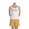 Monkey Business Toast and Jammies Screen-Printed Tank Top - Cotton, Missy Cut, For Women)