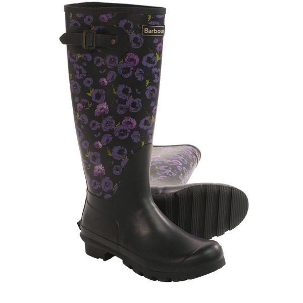 barbour rain boots women's