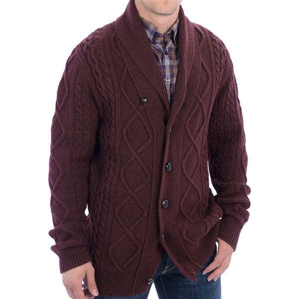 Barbour Kirktown Shawl Cardigan Sweater (For Men) - Save 56%