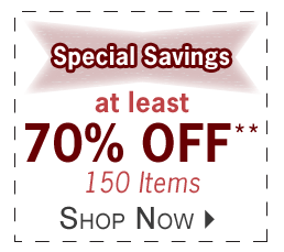 Extra 25% OFF Over 175 Items