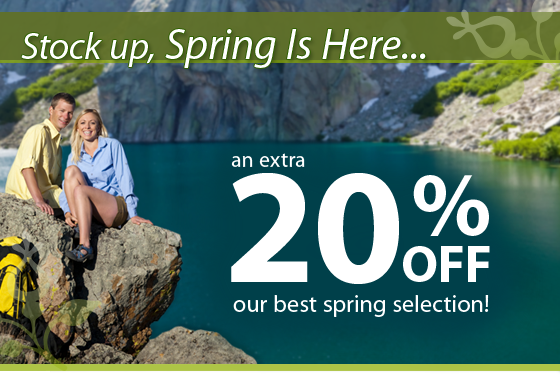 20% off Select Spring Items + Extra 20% off