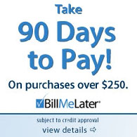 Take 90 Days to Pay with Bill Me Later