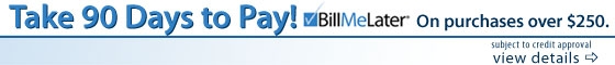 Take 90 Days to Pay with Bill Me Later