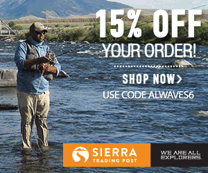 Extra 25% off + Half Off Shipping at Sierra Trading Post with code ALSUNSET5. Valid through September 2, 2015.