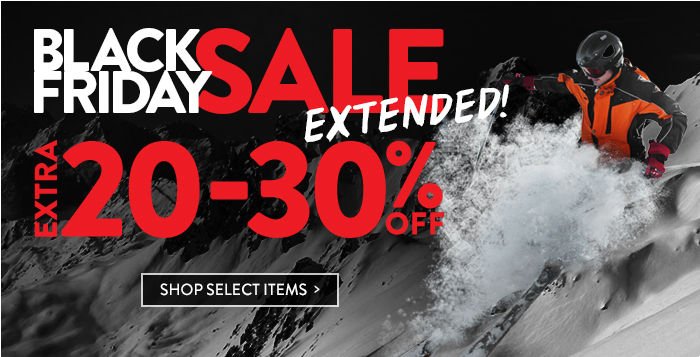 Black Friday Sale: extra 20-30% off select items