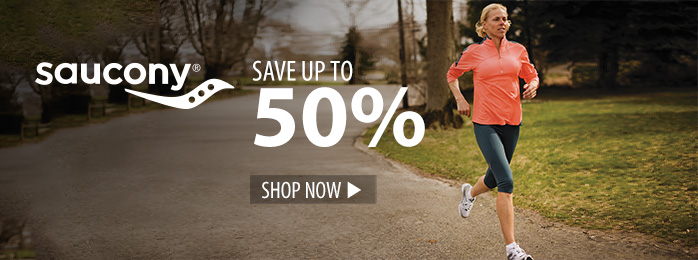 Save up to 50% on Saucony