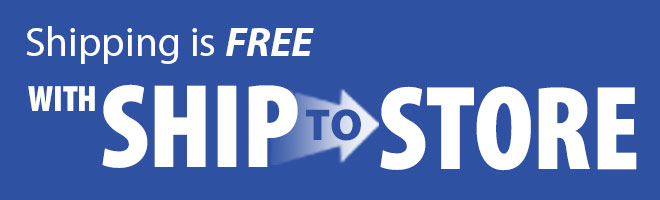 We'd love to see you in person! Shipping is FREE when you Ship to Store!