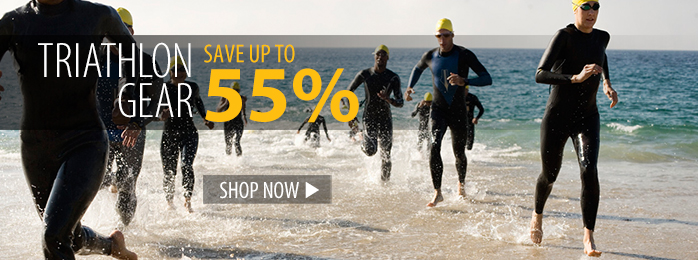 Save up to 55% on Triathlon Gear