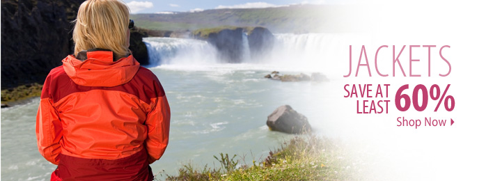 Save at least 60% on women's jackets