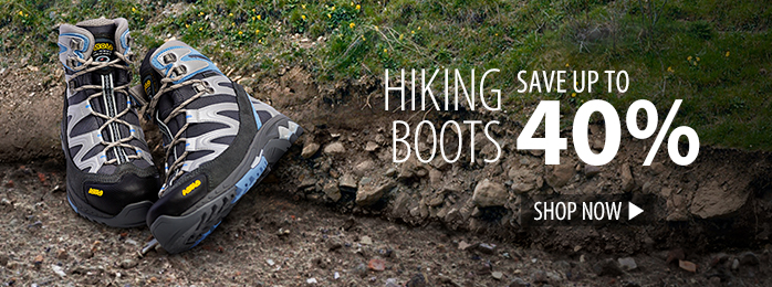 save up to 40% on hiking boots