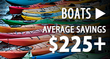 Boats - average savings $225+