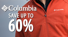 Save up to 60% on Columbia