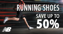 Save up to 50% on running shoes