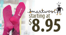smartwool starting at %8.95