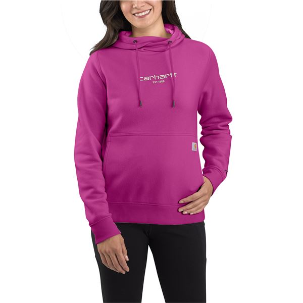 Carhartt 105573 Force® Relaxed Fit Lightweight Graphic Hoodie in Soft Lavender Heather