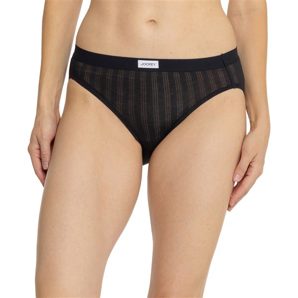 Jockey Soft Touch Breathe Panties - 3-Pack, Bikini Briefs in Black