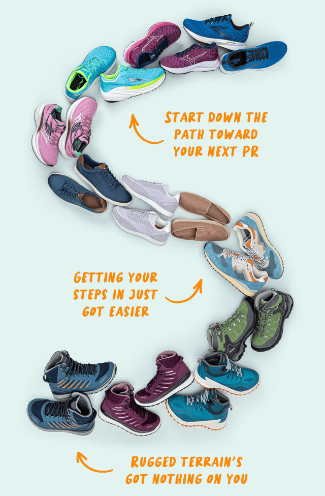 Start down the path toward your next PR. Getting your steps in just got easier. Rugged terrain's got nothing on you.