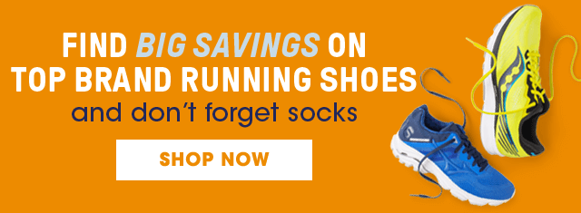 Find big savings on top brand running shoes, and don't forget socks. Shop Now