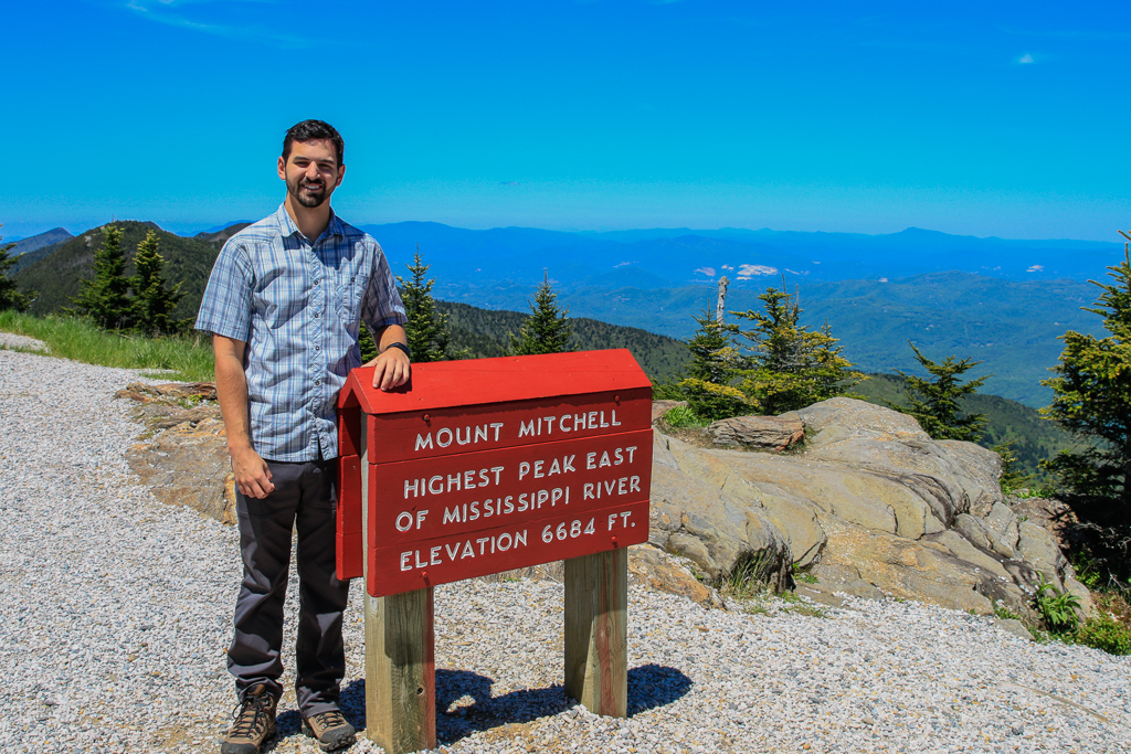 Mt Mitchell Sign