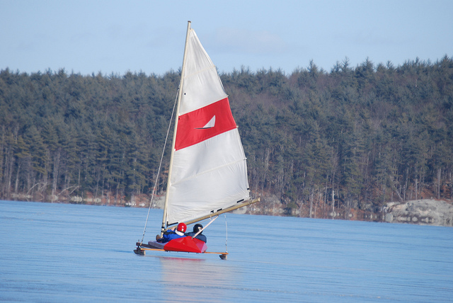 ice sailing