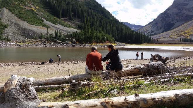 A successful hike in the Maroon Bells