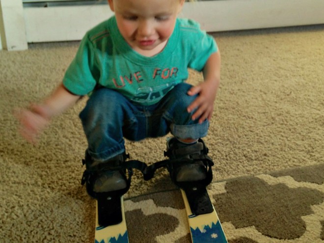 Teaching Toddlers to Cross Country Ski