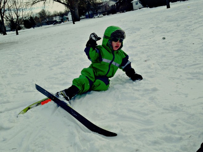 Teaching Toddlers to Cross Country Ski