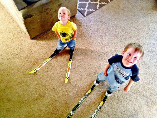 Teaching Toddlers to Cross Country Ski