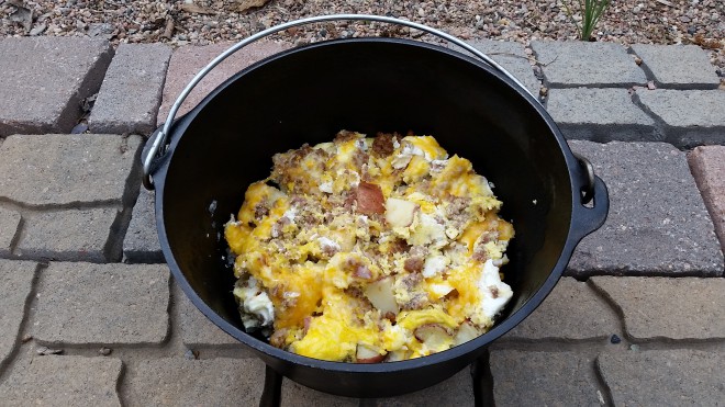 camping breakfast recipe mountain man