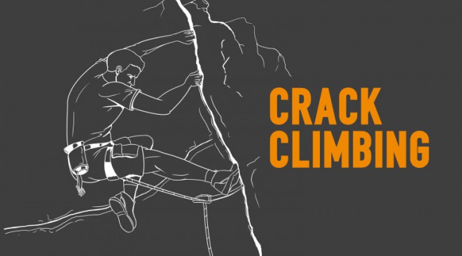 crack climbing