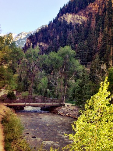 Ouray, Colorado Uncompahgre River Walk Trail