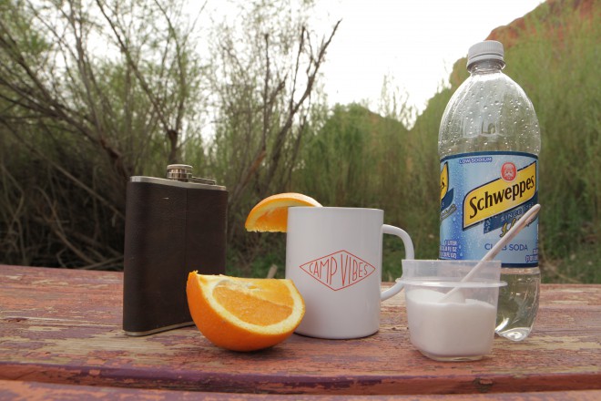 Whiskey Camping Cocktail Recipe Old Fashioned
