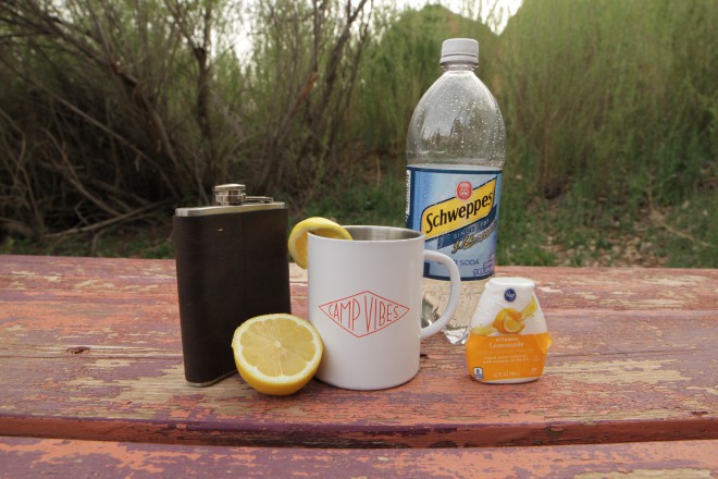 Whiskey Camping Cocktail Recipe Whiskey Lemonade