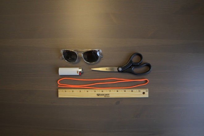 Sunglasses lanyard materials