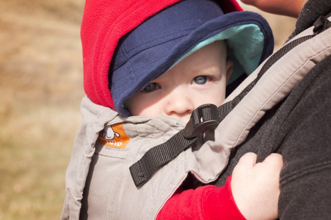 dressing small children for cold hikes