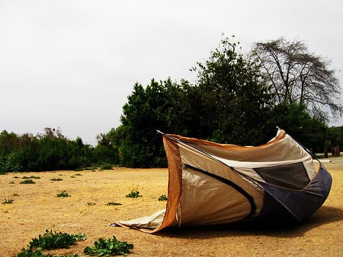 tent staking mistakes