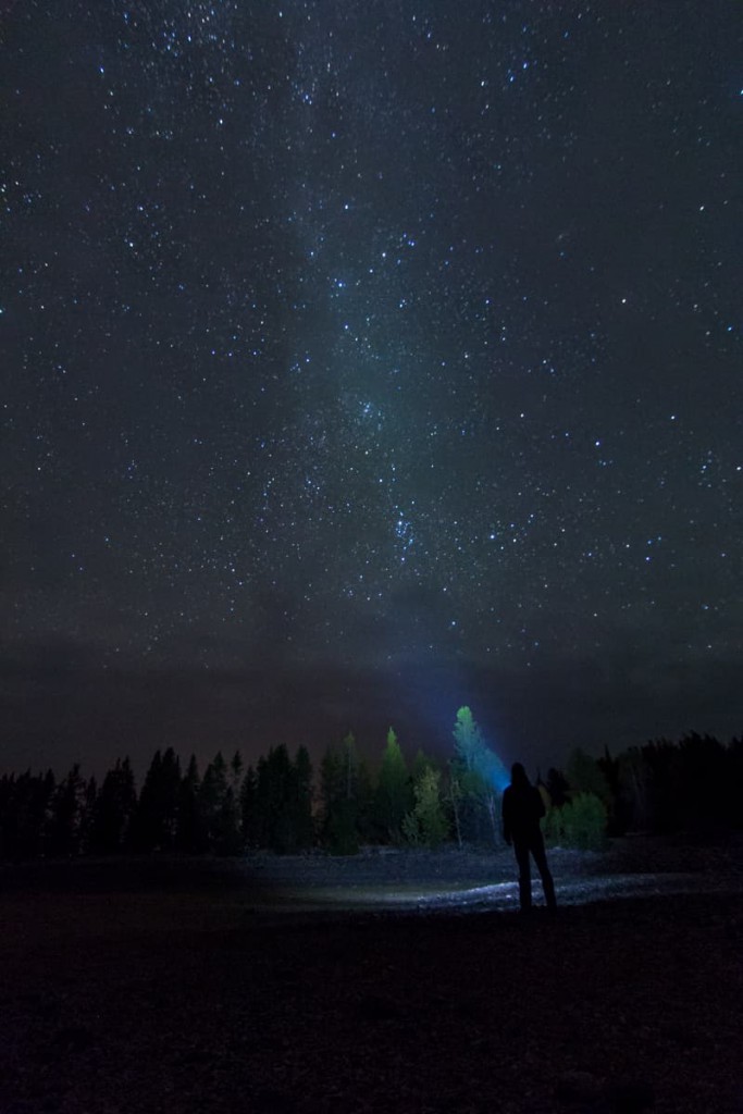 National parks at night Grand Teton