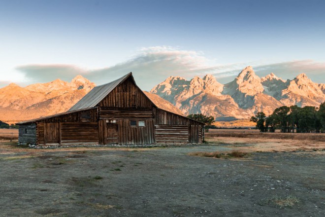 national parks at night Grand Tetons