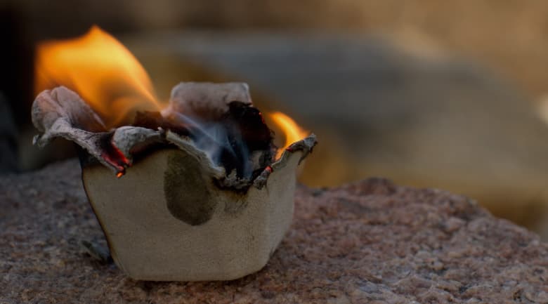 Make this Homemade Fire Starter Using Lint and an Egg 