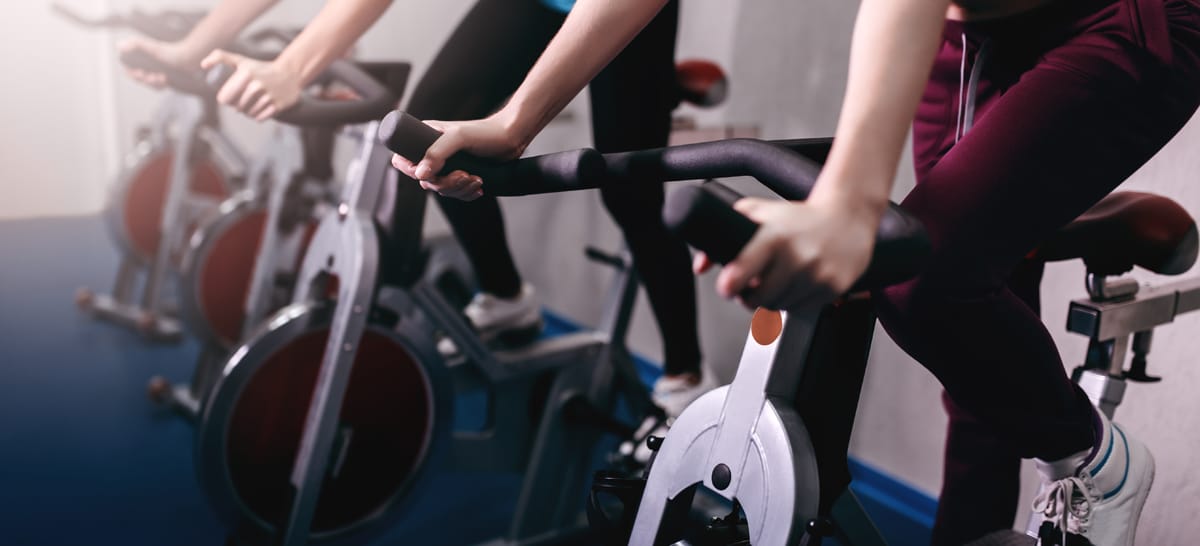 indoor cycling on demand