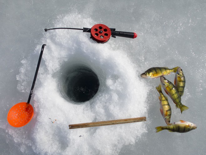 ice fishing