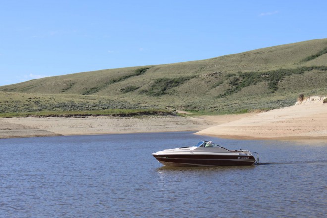 Seminoe State Park boating