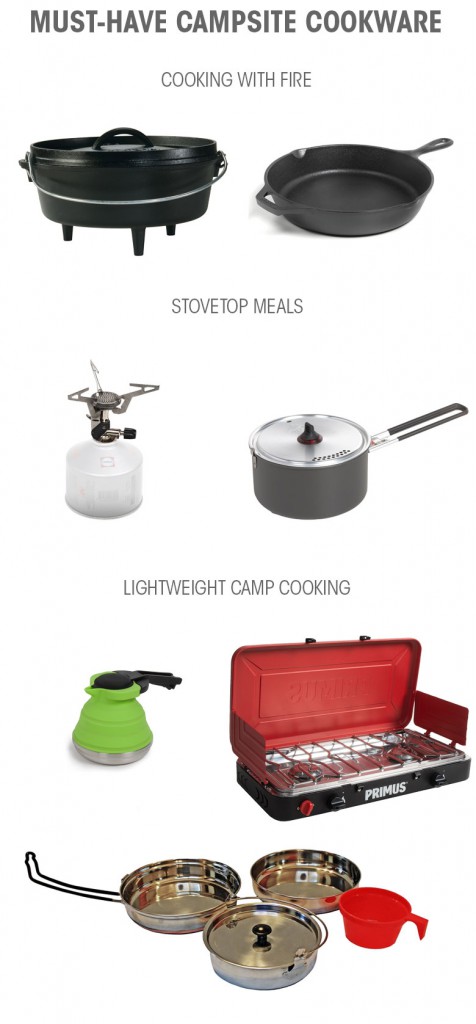 campsite cooking tools