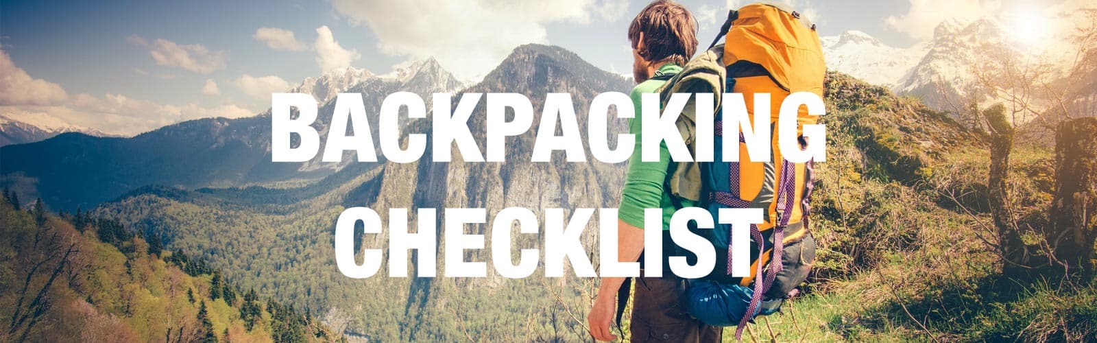 Backpacking Checklist: Sierra