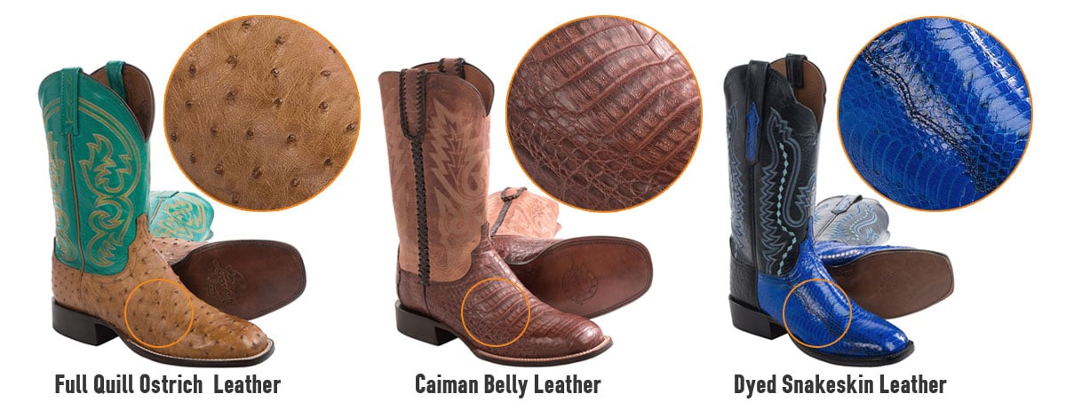 western boot toe styles