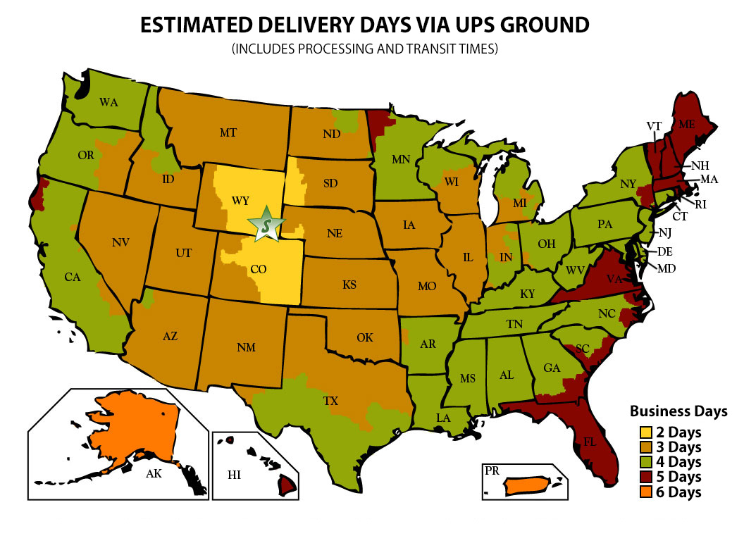 Ups Ground Shipping Chart